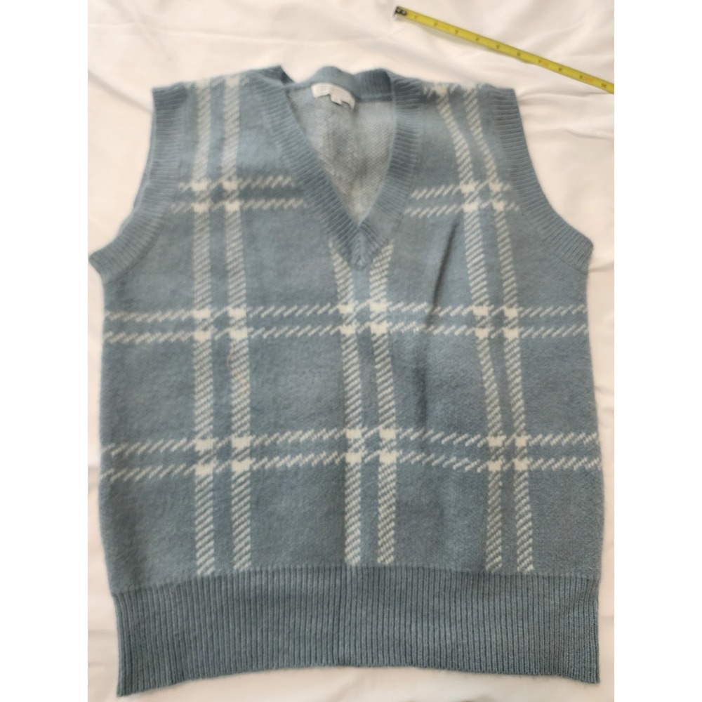 Women's Sweet Salt XS Knit V-Neck Sweater/Vest.‎ Blue White